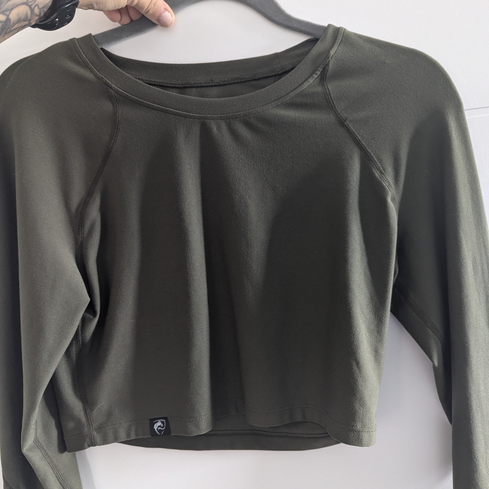 Alphalete Olive Long Sleeve Tee